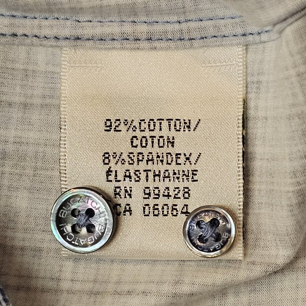 Bugatchi 8 Way Stretch Button Down M - image 8